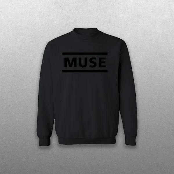 All Black Clean Logo Sweatshirt