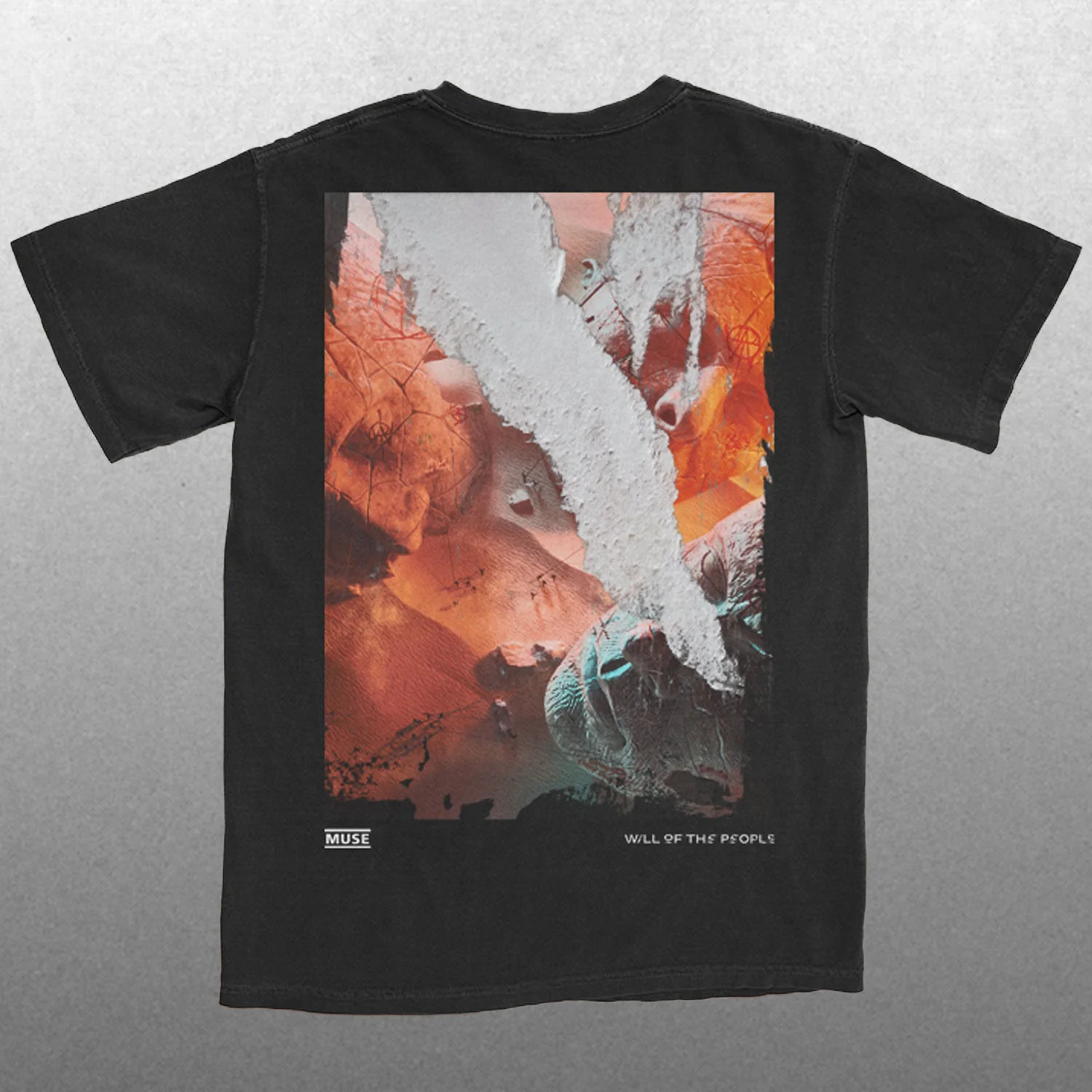 Will of the People Cover Collage Black T-Shirt - Image 3