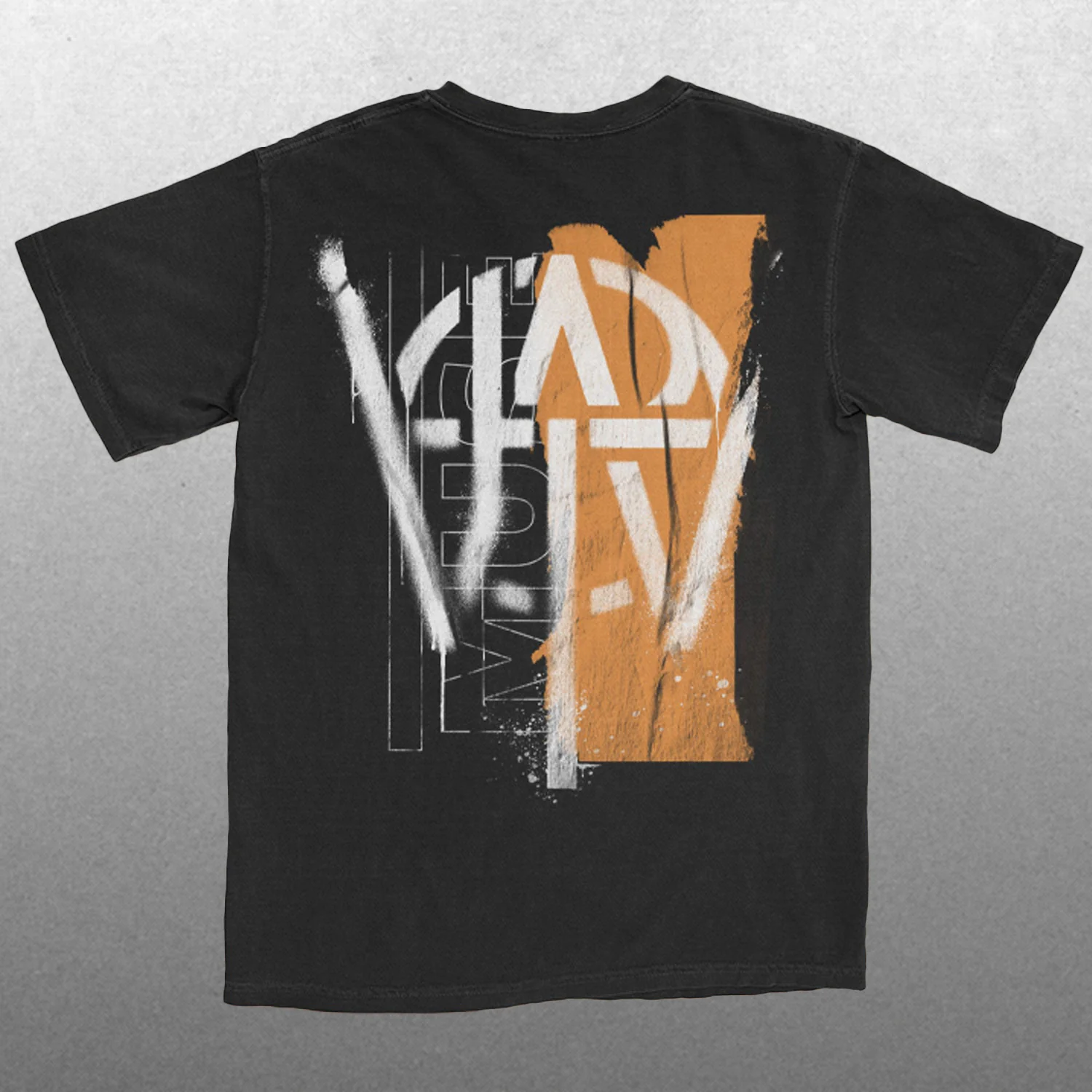 Will of the People Orange Stencil T-Shirt - Image 3